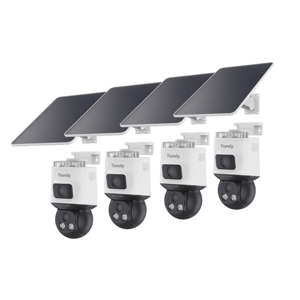 Pack de 4 caméras solaires Tiandy SolarPro