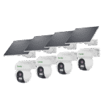 Pack de 4 caméras solaires Tiandy SolarCell 4G