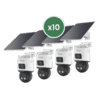 Pack de 10 caméras solaires Tiandy SolarPro