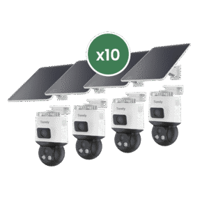 Pack de 10 caméras solaires Tiandy SolarPro