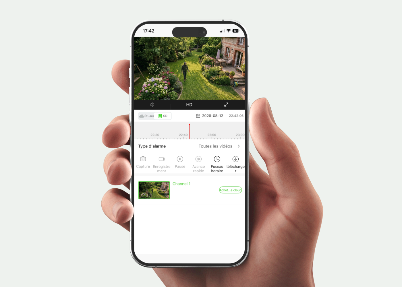 Accès facile aux enregistrements avec EasyLive Plus