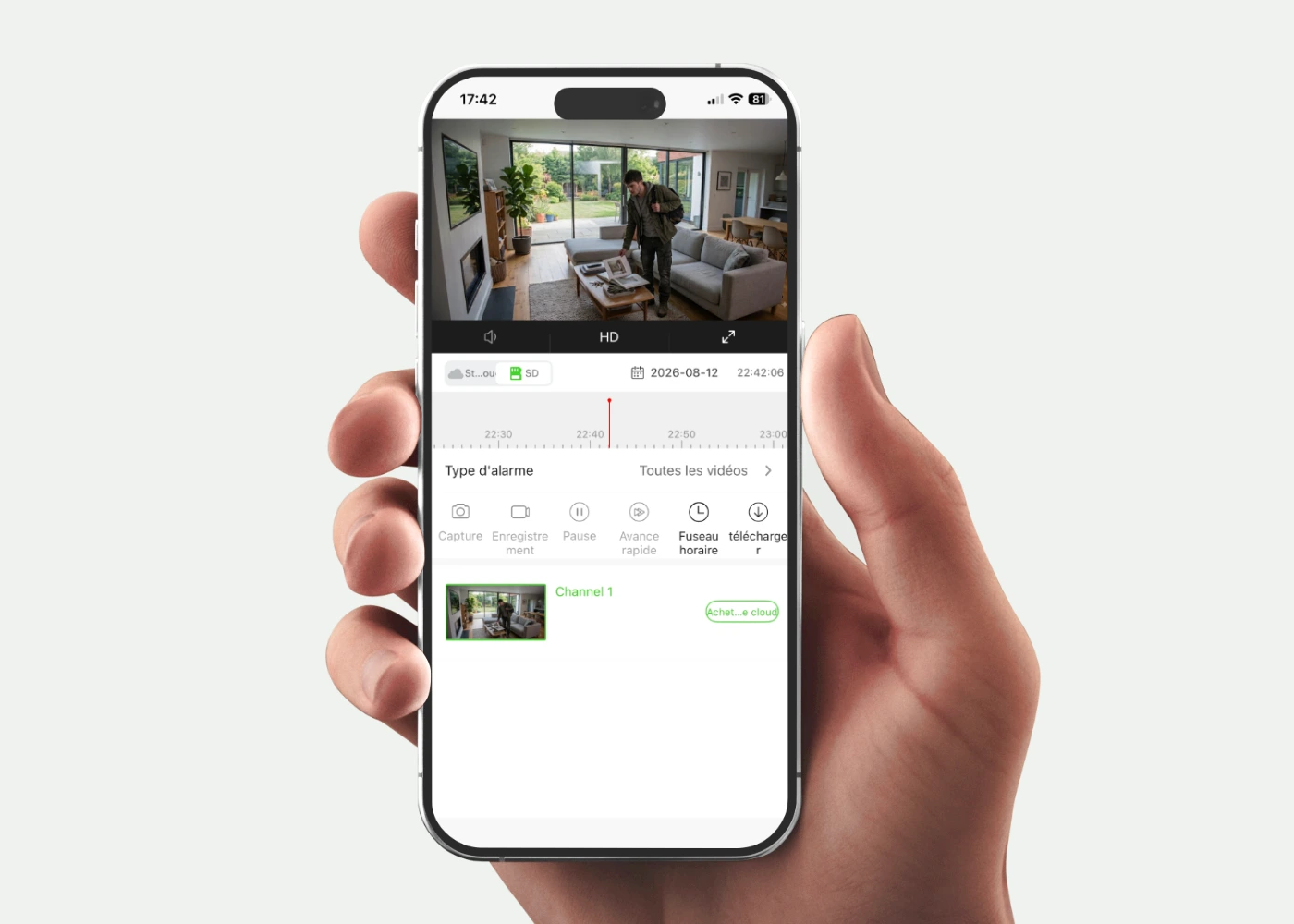 Accès facile aux enregistrements avec EasyLive Plus